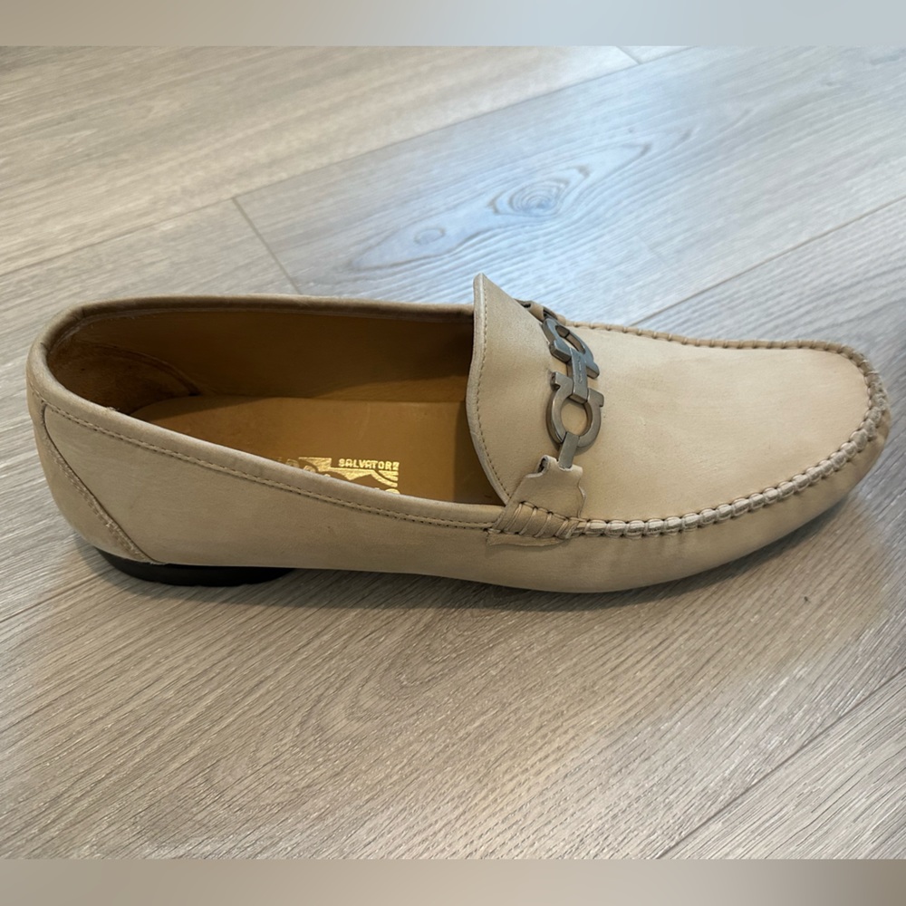 Men’s Ferragamo suede loafers size 13